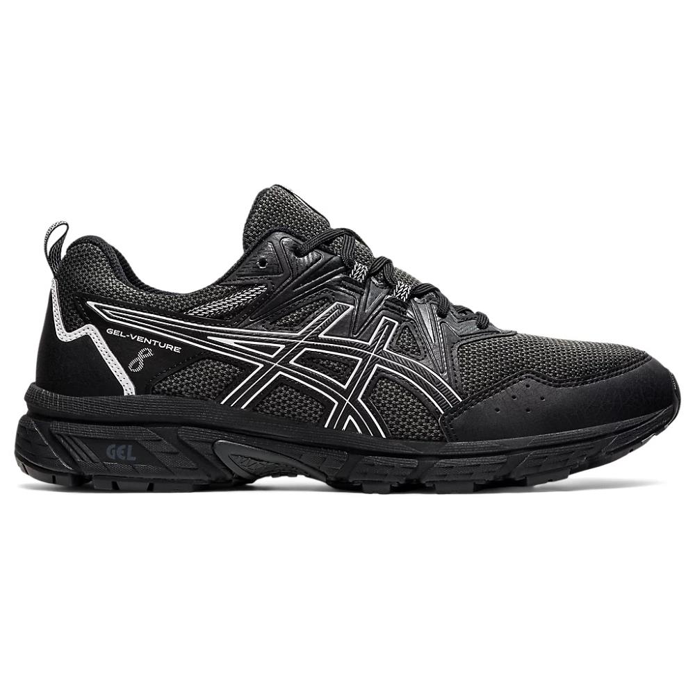 Mens Asics Gel Venture 8 1011A824-BLACK WHITE | Phillips Shoes Ireland